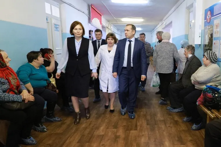 Визит врио губернатора Шумкова Вадима в Шатровский район.