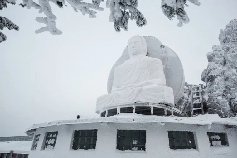 Буддистский монастырь Шедруб Линг. Качканар, будда, шедруб линг, статуя будды