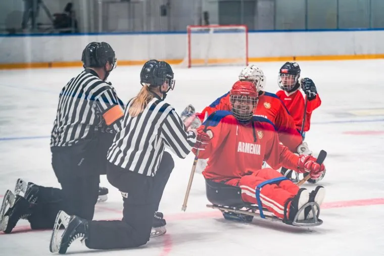 Следж-хоккей Армения Россия. Ханты-Мансийск