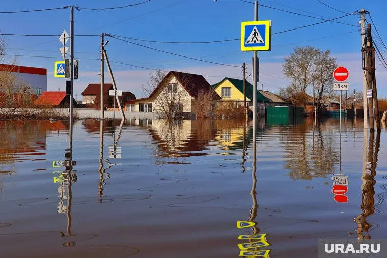 В Курганской области продолжается рекордный по масштабам паводок