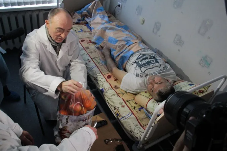 Борис Дубровский в городской больнице № 3. Магнитогорск