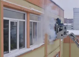 В Екатеринбурге загорелся садик