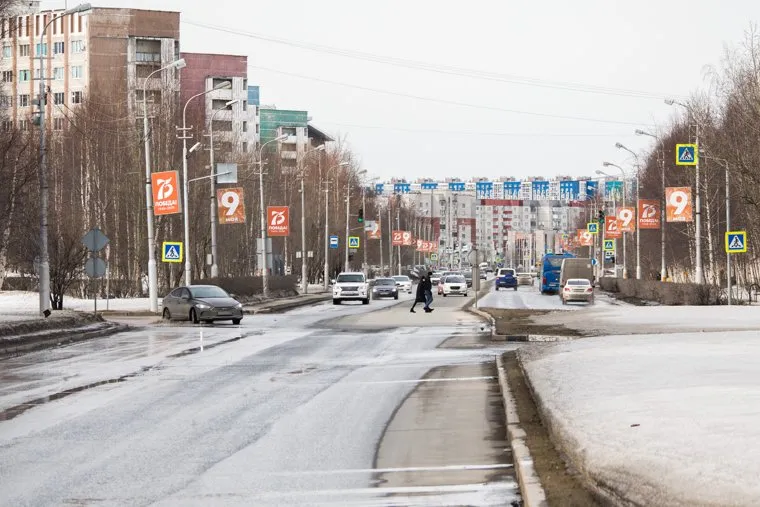 Город во время режима самоизоляции. Сургут