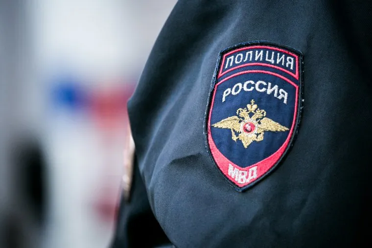 Клипарт "Полиция, доставка подсудимого". Москва