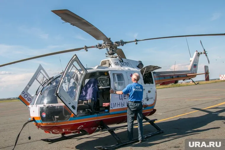 Пострадавшего эвакуировали на вертолете в Краснотурьинск