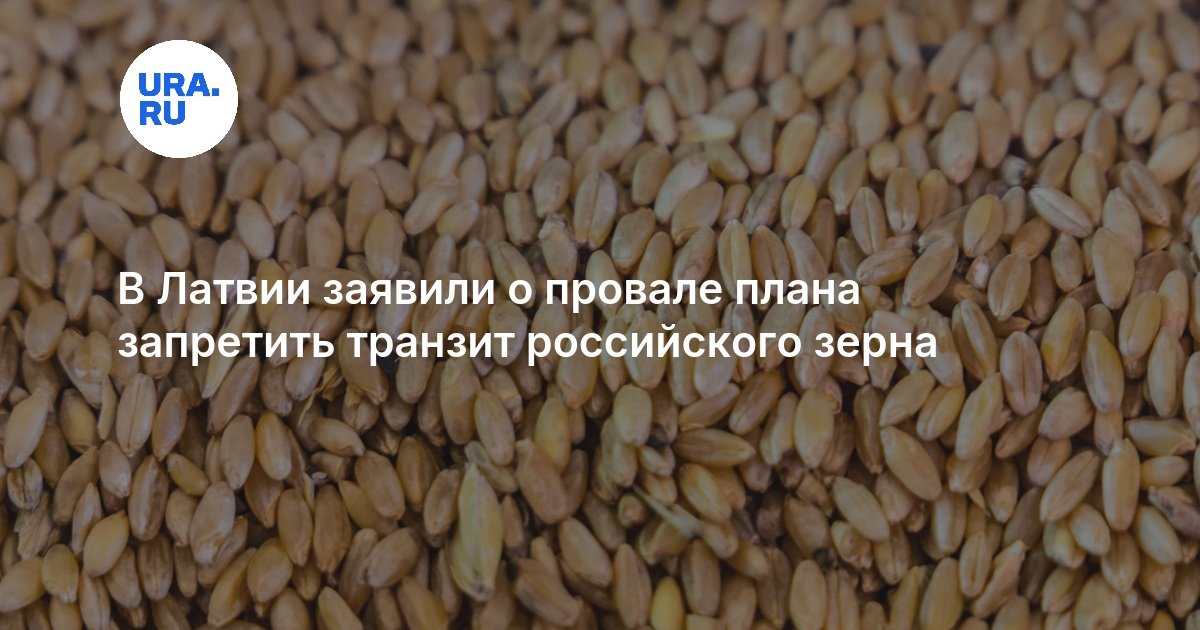 Latvia says it cannot ban Russian grain transit or sharply raise fees