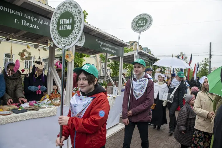 Благотворительная акция Белый цветок. Пермь