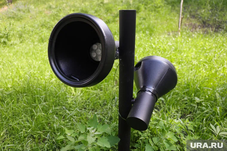 Новые световые столбы установили в Кургане (архивное фото)