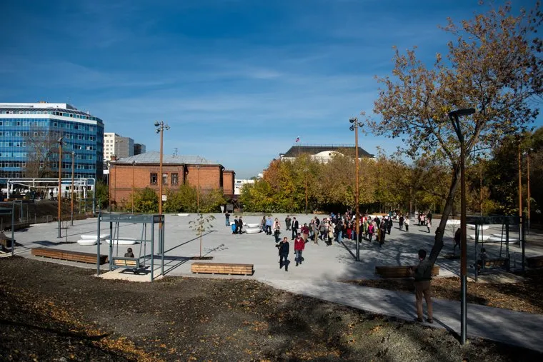 Торжественное открытие благоустроенной набережной реки Исети на участке от улицы Малышева до улицы Куйбышева. Екатеринбург