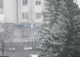 Челябинск дождался снега