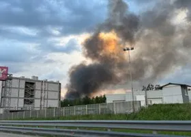 Корреспондент URA.RU показал, что происходит на месте ЧП в Подмосковье