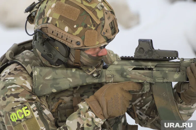 Сотрудники ФСБ ликвидировали главаря преступной ячейки при задержании (архивное фото)