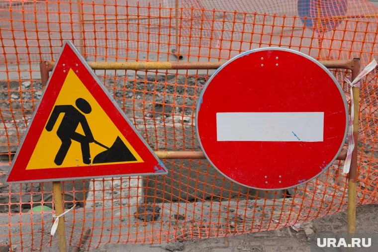 В Кургане закрыли для движения оживленный перекресток в Заозерном