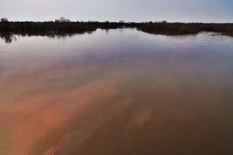 Половодье в районе Омского моста. Курган