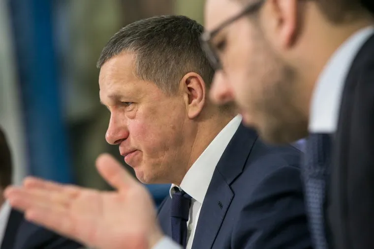 Пресс-конференция в ТАСС Юрия Трутнева. Москва