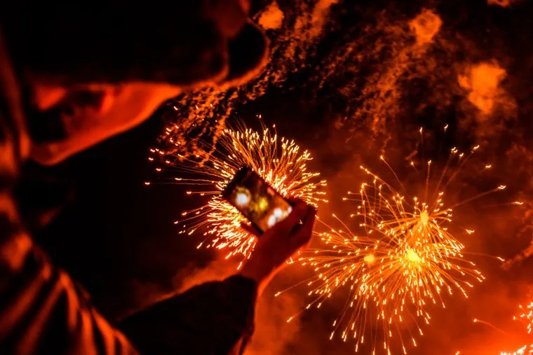 Салют на День защитника Отечества. Екатеринбург