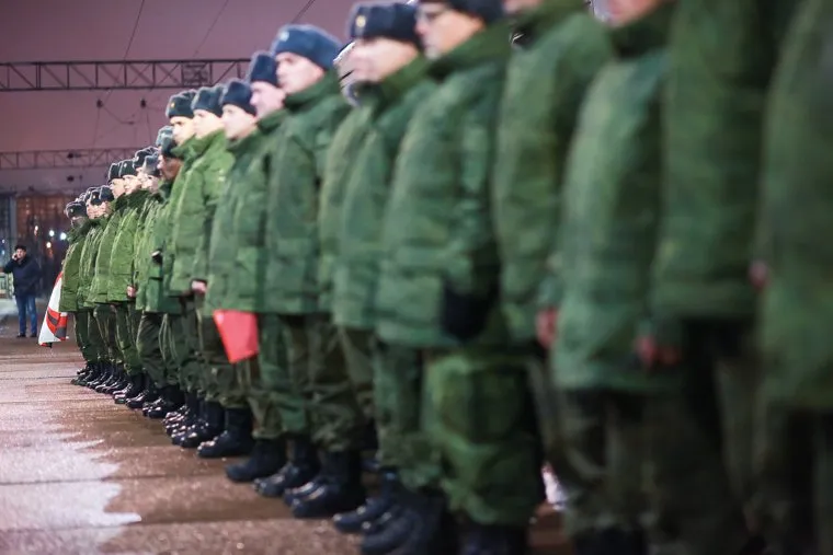 Отправка мобилизованных с вокзала. Тюмень