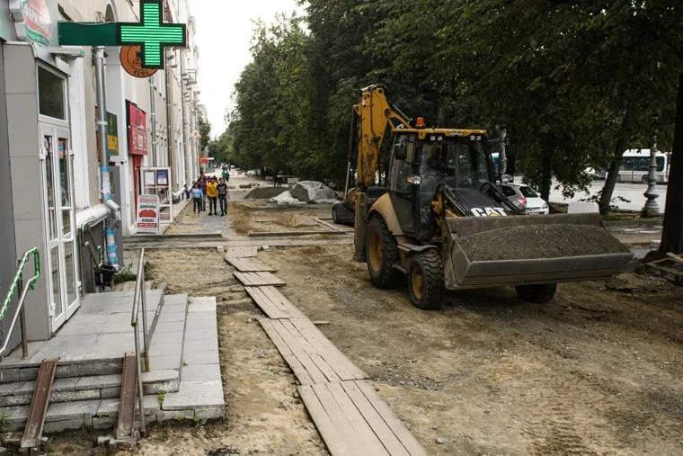 Ремонт дорог и тротуаров в Екатеринбурге