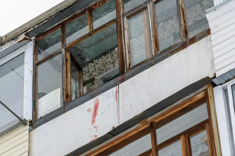 Место самоубийства матери двоих детей. Свердловская область, Красноуральск 