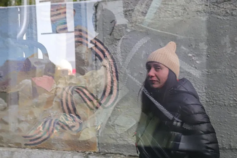 Отправка мобилизованных свердловчан с Верх-Исетского военкомата. Екатеринбург