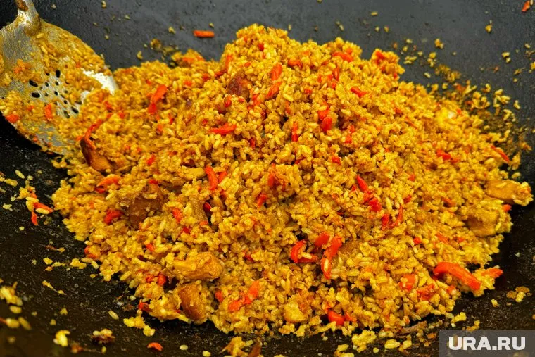 Плов получается рассыпчатым и ароматным