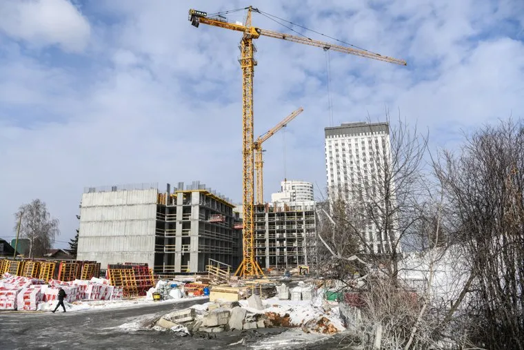 Строительные площадки Екатеринбурга. Екатеринбург