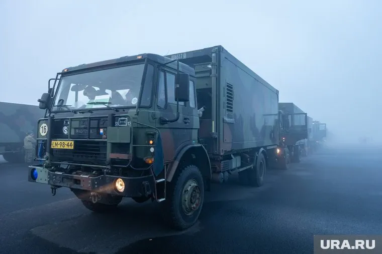 Колонна бронетехники НАТО замечена в Херсонской области