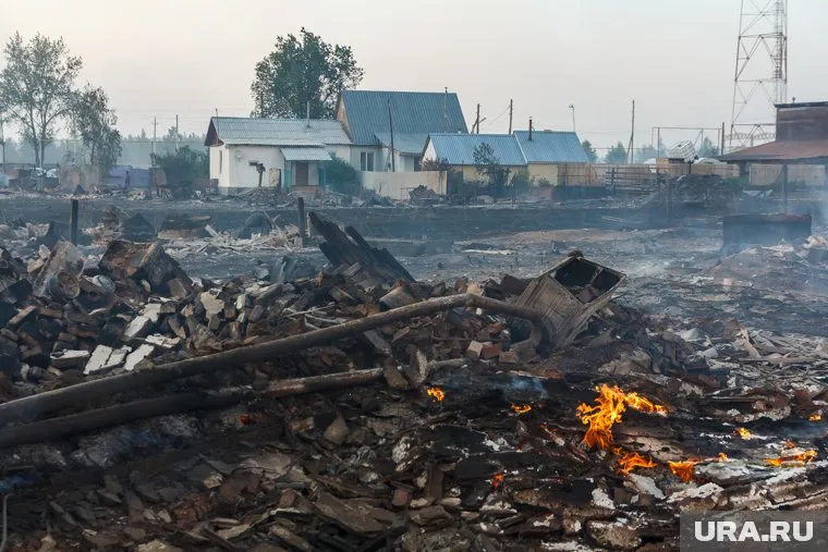 Больше всех от пожаров пострадал поселок Джабык