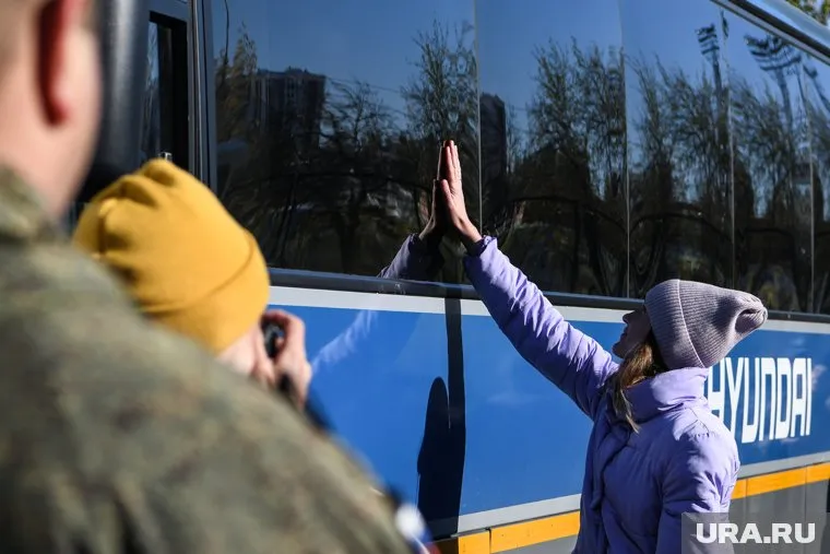 В Сысерти проводили мобилизованных мужчин (фото из архива)