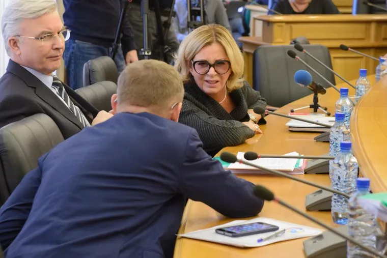 Заседение комиссии по местному самоуправлению Екатеринбургской гордумы. Екатеринбург, тушин сергей, матвеев михаил, ярошевская татьяна