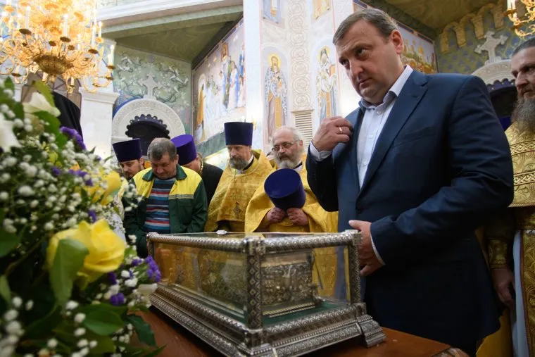 Мощи святителя Спиридона Тримифунтского в Храме на крови. Екатеринбург, рыжков александр