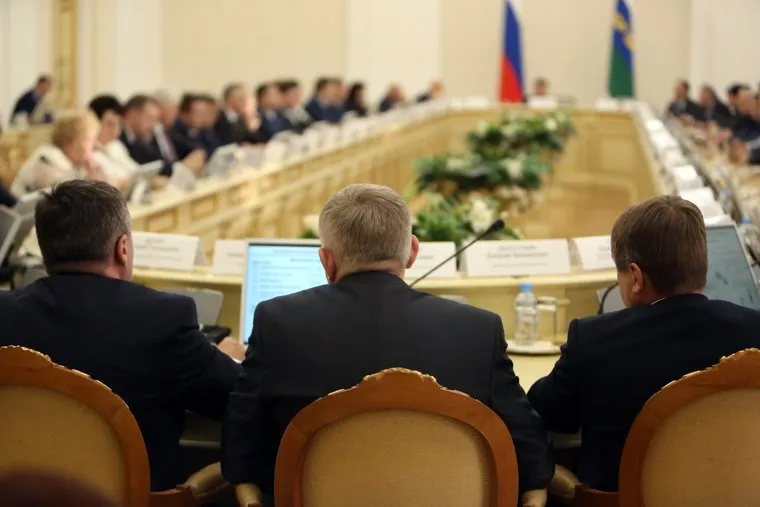 заседание правительства ТО, чиновники, правительство, дума, заседание, политики