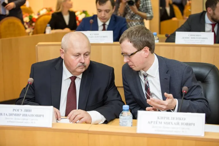 Первое заседание думы 6 созыва. Сургут, Кириленко Артем, рогулин владимир