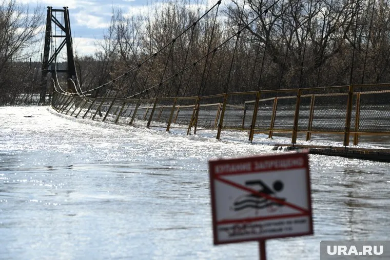 Подвесной мост находится в микрорайоне Вороновка