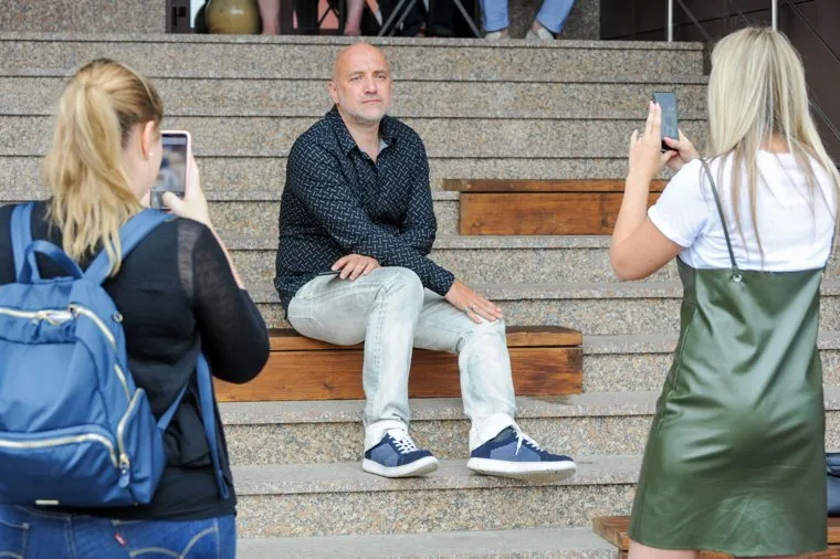 Захар Прилепин на встрече с активистами партии «За правду». Челябинск