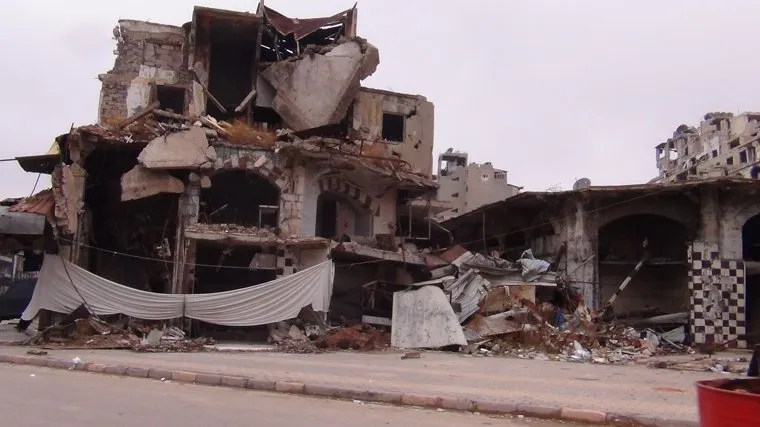 Волонтер Евгений Ганеев в Сирии