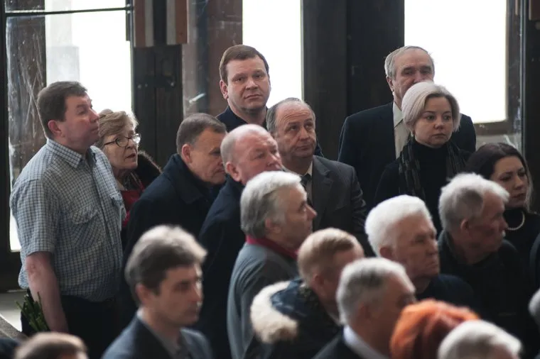 Прощание с Яковом Спектором в Свердловском государственном областном Дворце народного творчества. Екатеринбург 