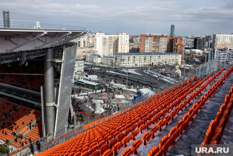 Временные трибуны на «Екатеринбург-Арене» были установлены к чемпионату 2018 года