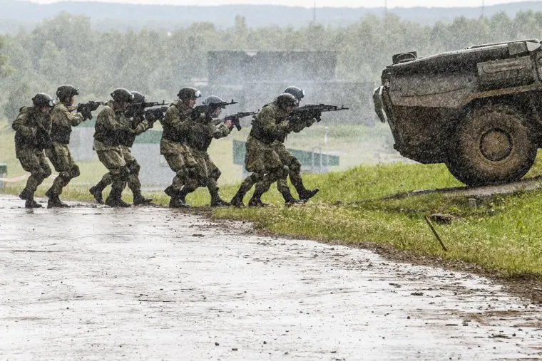 Первый день форума "Армия 2019" на Свердловском полигоне. Екатеринбург