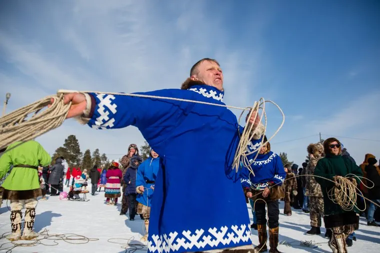 Слет охотников, рыбаков и оленеводов в д.Русскинская, Сургут