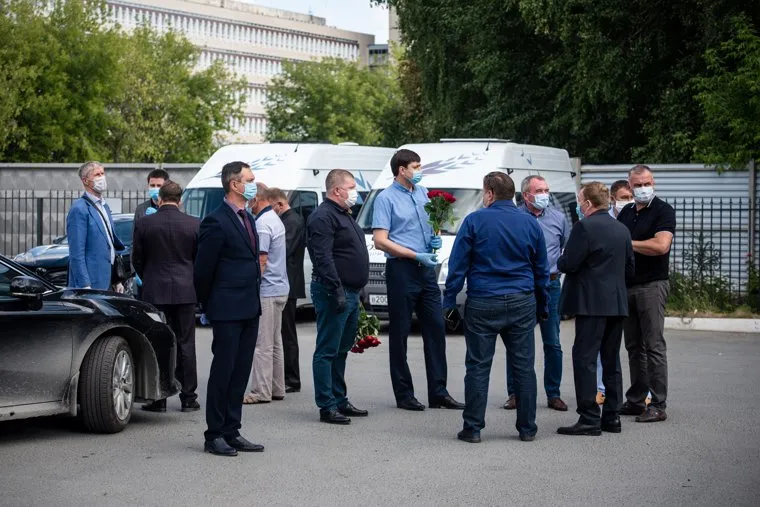 Прощание с главой министерства агропромышленного комплекса и потребрынка Свердловской области Дмитрием Дегтяревым. Екатеринбург