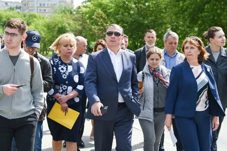 Алексей Орлов объезжает объекты благоустройства. Екатеринбург