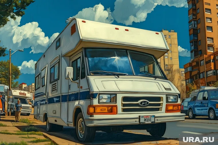 Автодом курганца арестовали из-за крупных долгов (архивное фото)