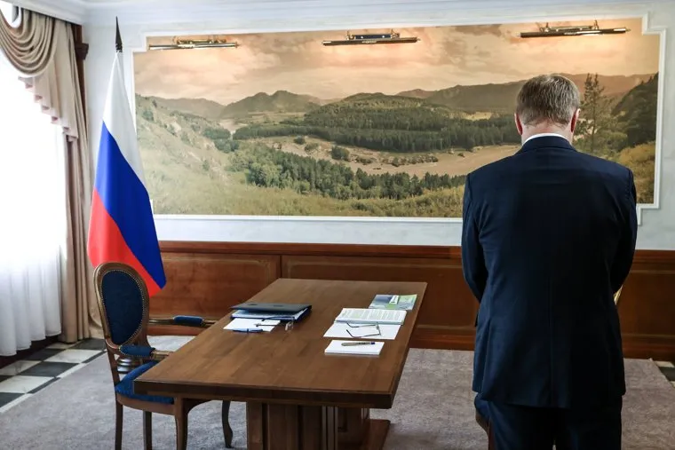 Михаил Мишустин на двусторонних встречах во время визита на Алтай. Горно-Алтайск