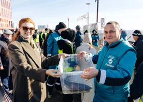 Экологи газотранспортного предприятия выпустили в Обь краснокнижного осетра