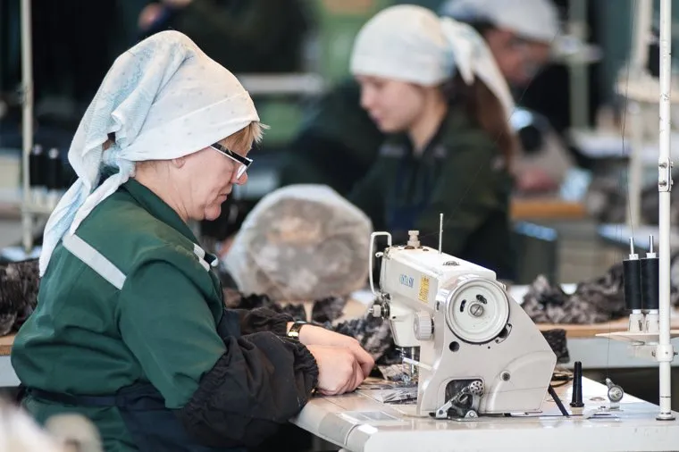 Швейное производство в женской исправительной колонии ФКУ ИК-6 ГУФСИН. Свердловская область, Нижний Тагил 
