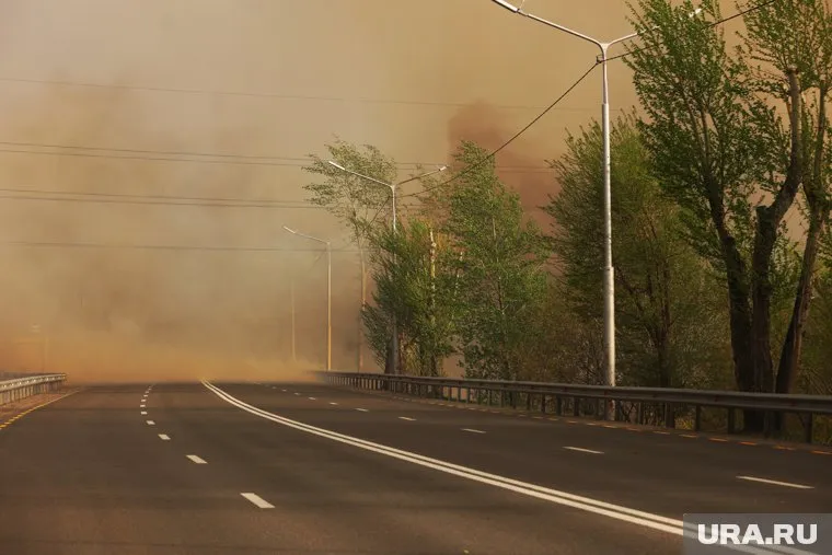 Пожары в регионе продолжаются на территории Кургана и семи округов