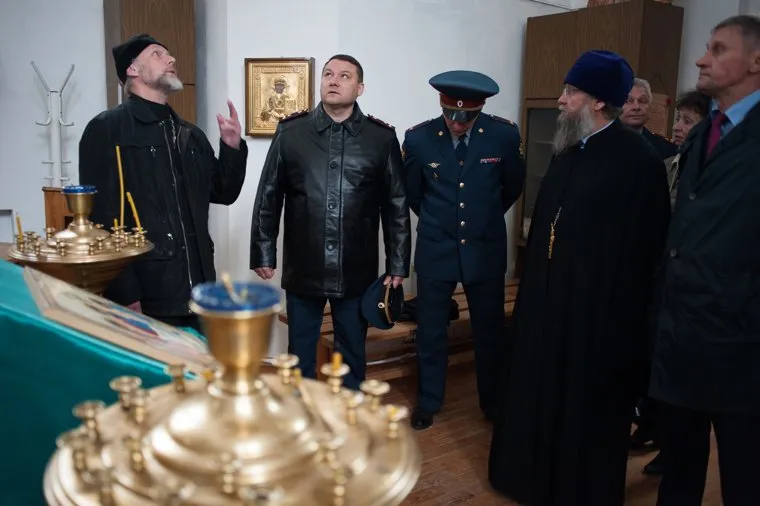 Визит начальника ГУФСИН России по Свердловской области в Кировоградскую воспитательную колонию. Свердловская область, Кировград