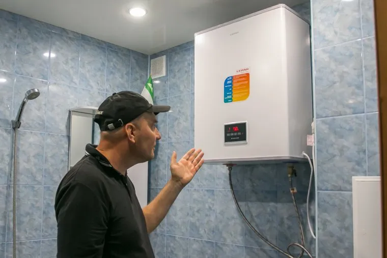 Жилой дом улица Гагарина 34а.Курган, водонагреватель