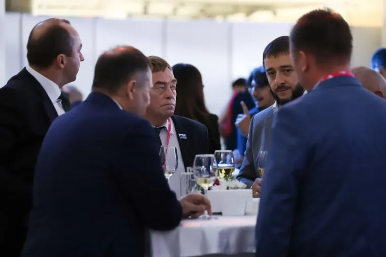 Прием по случаю ИННОПРОМ-2021 в Ельцин-центре. Екатеринбург
